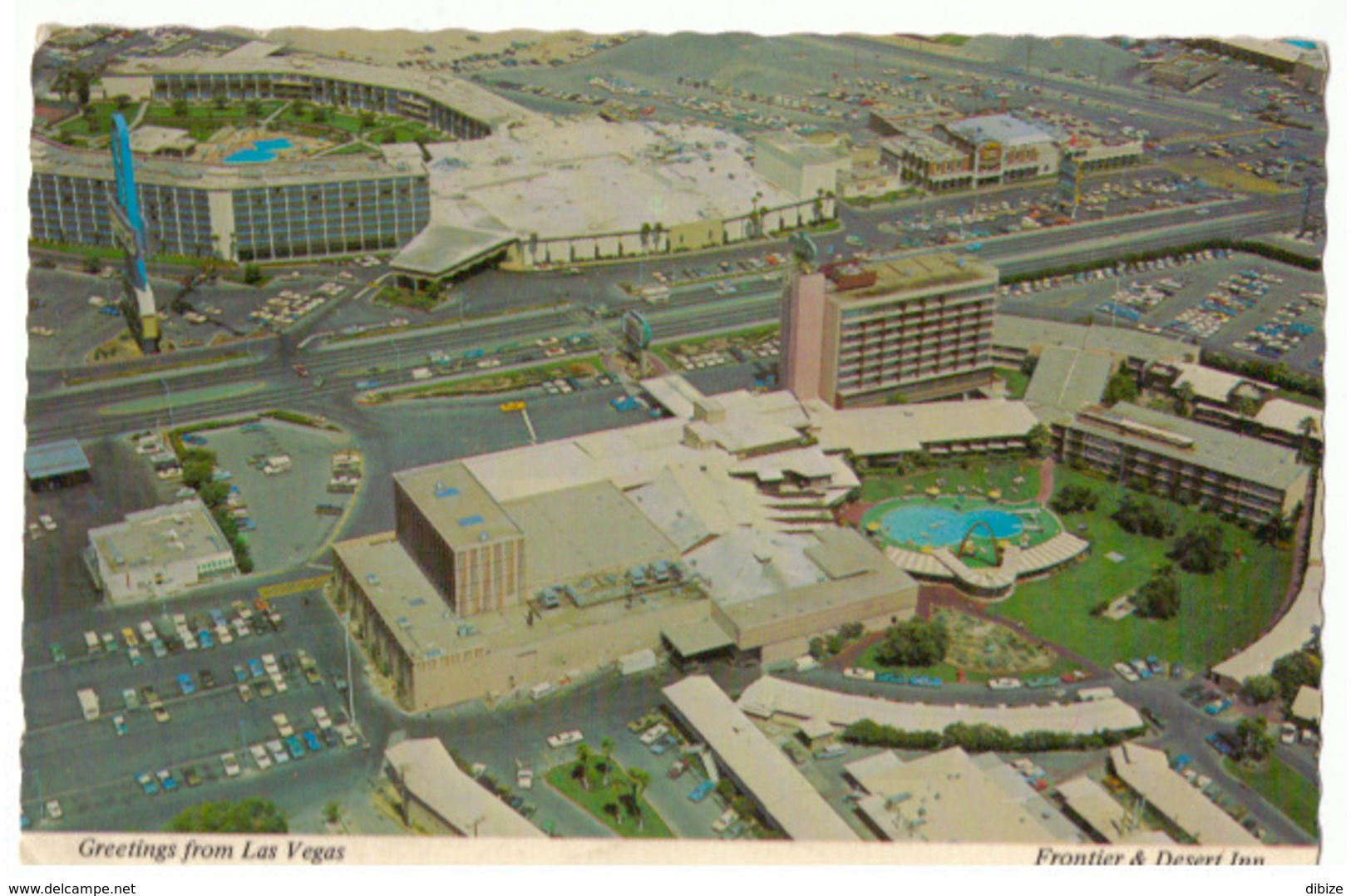 Postcard. Nevada. Las Vegas. Casinos. 1972. Stamps. - Las Vegas