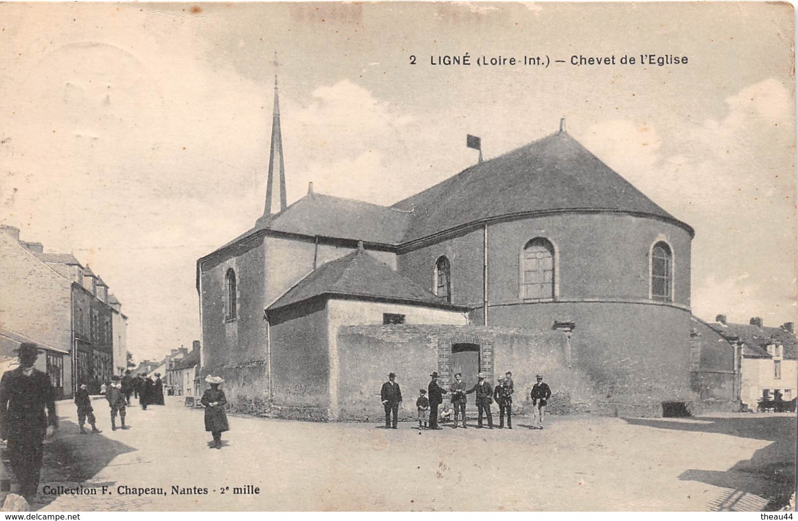 ¤¤  -   2   -  LIGNE   -  Chevet De L'Eglise    -  ¤¤ - Ligné