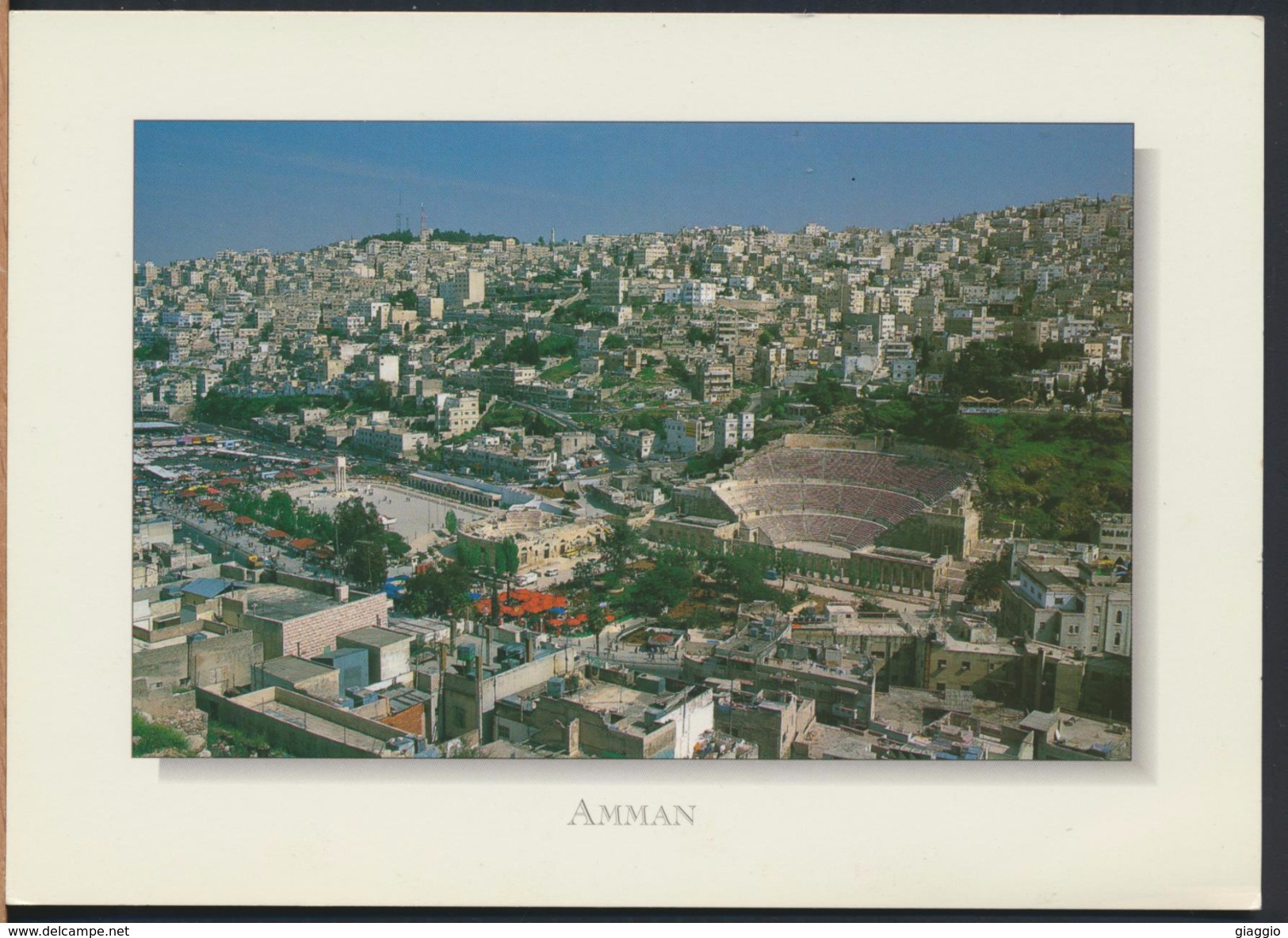 °°° 4273 - JORDAN - AMMAN - VIEW FROM THE CITADEL - With Stamps °°° - Giordania