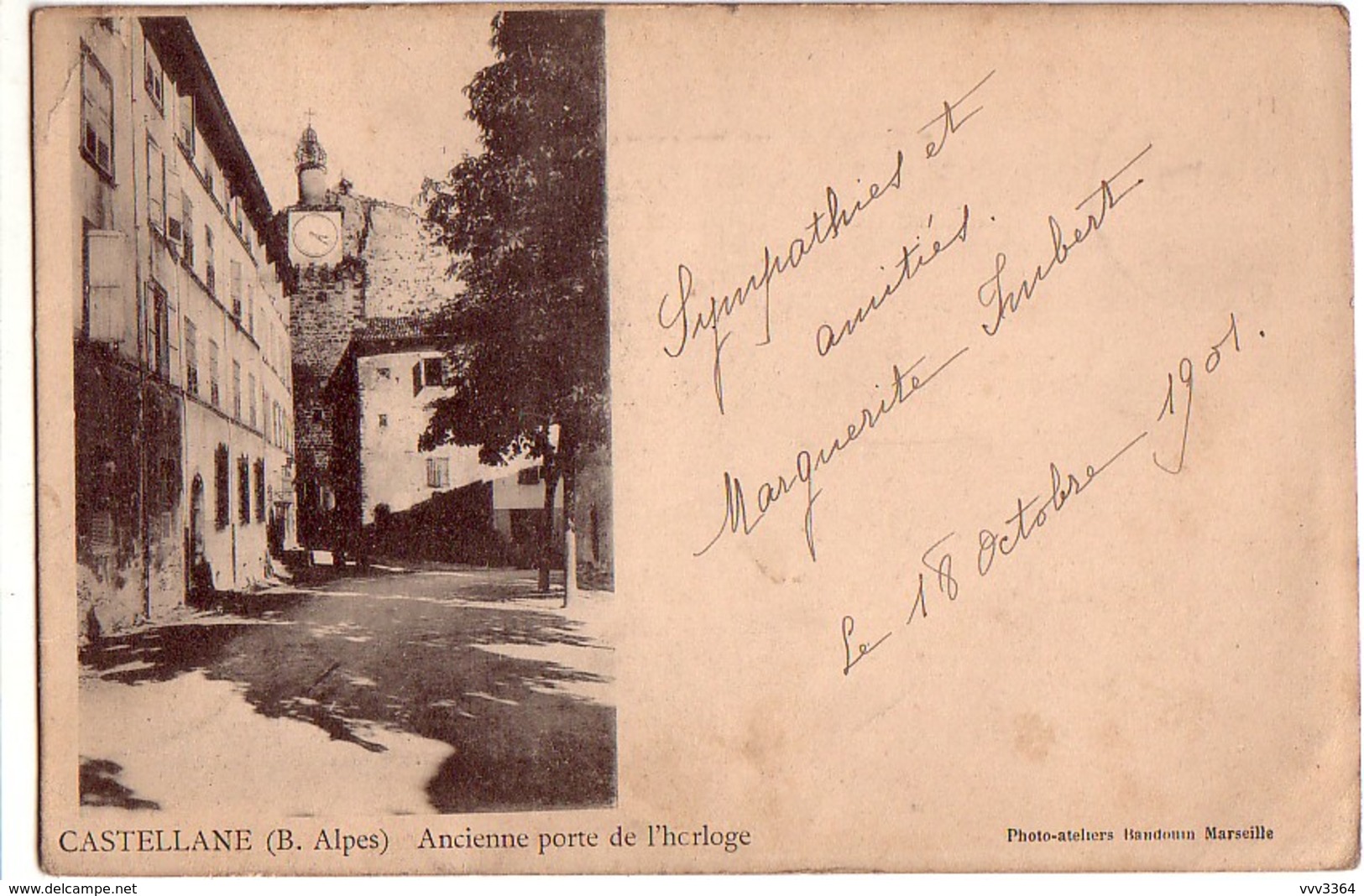 CASTELLANE: Ancienne Porte De L'horloge - Castellane