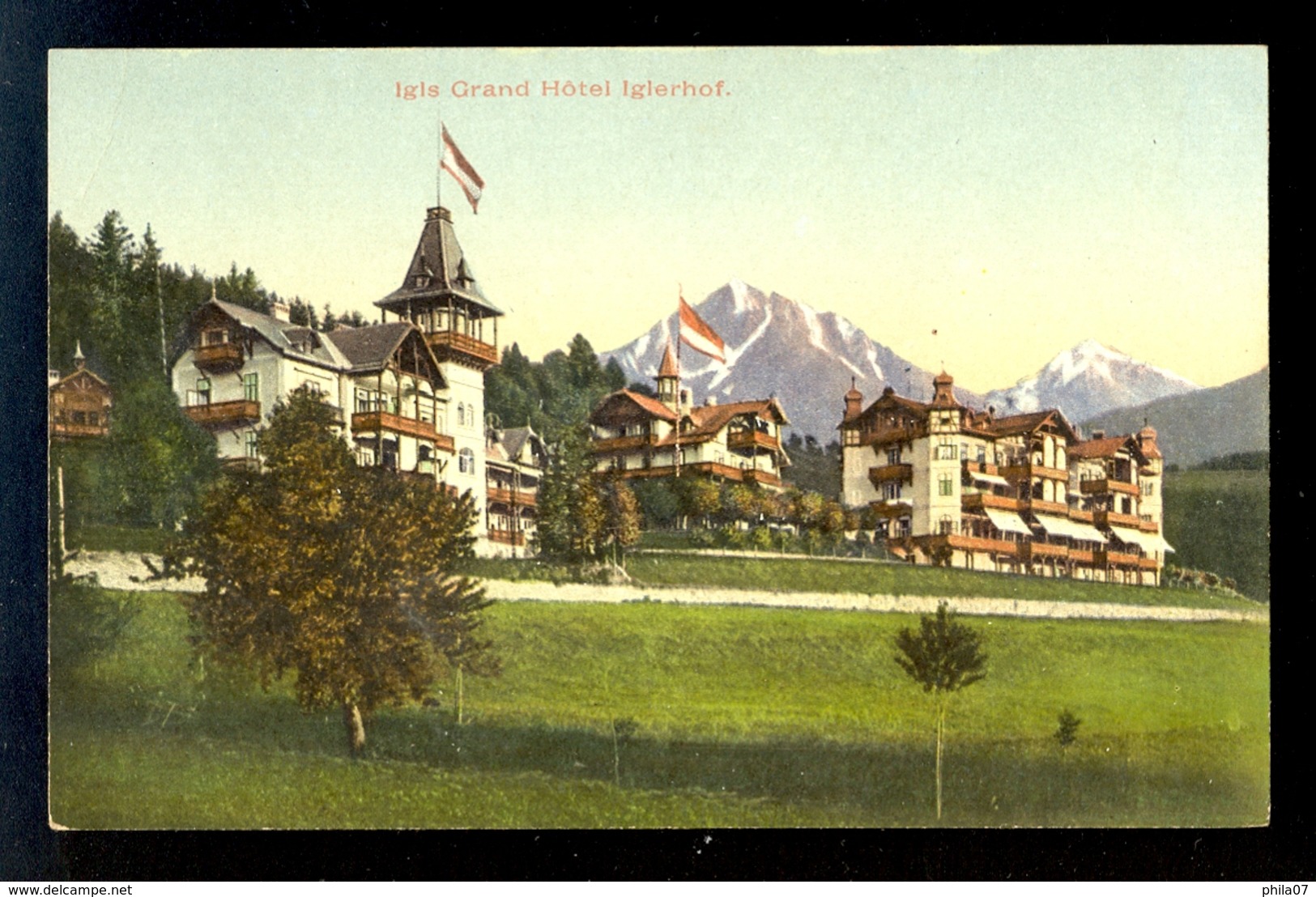 Igis Grand Hotel Igierhof / Postcard Not Circulated 2 Scans - Igis