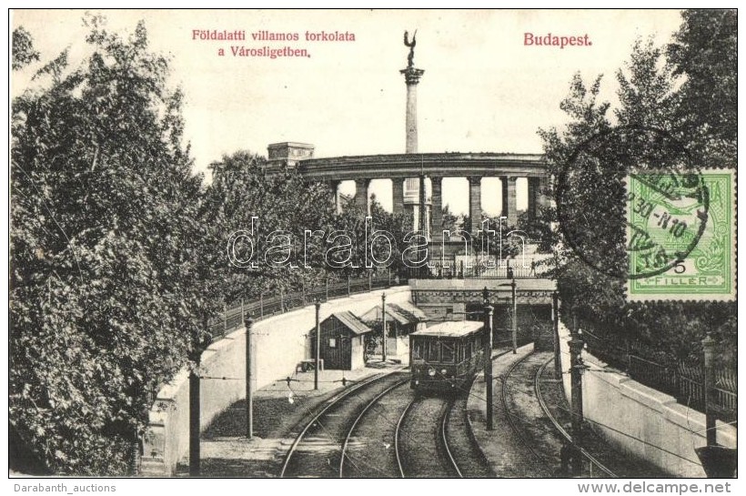 T2 Budapest XIV. F&ouml;ldalatti Villamos Torkolata A V&aacute;rosligetben, Divald K&aacute;roly 1244. TCV Card - Sin Clasificación