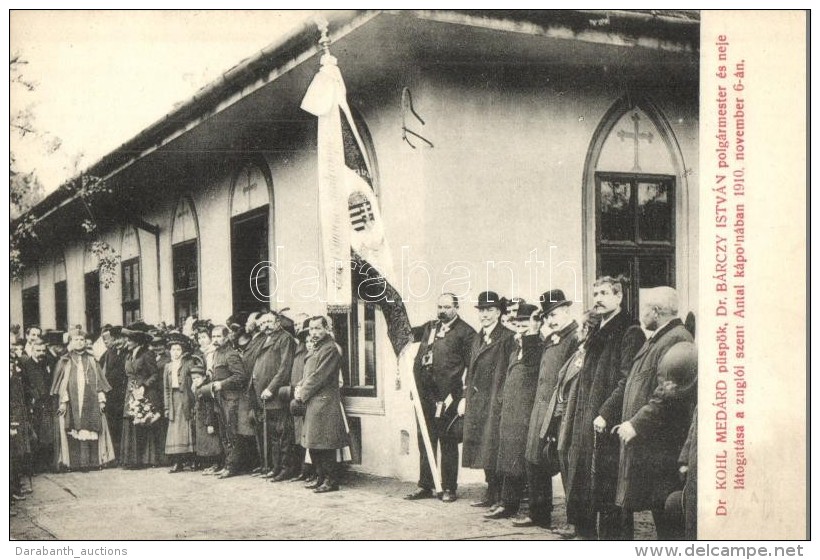 ** T2 1910 Budapest XIV. Zugl&oacute;, Szent Antal K&aacute;polna Felszentel&eacute;se; Dr. Kohl Med&aacute;rd... - Sin Clasificación