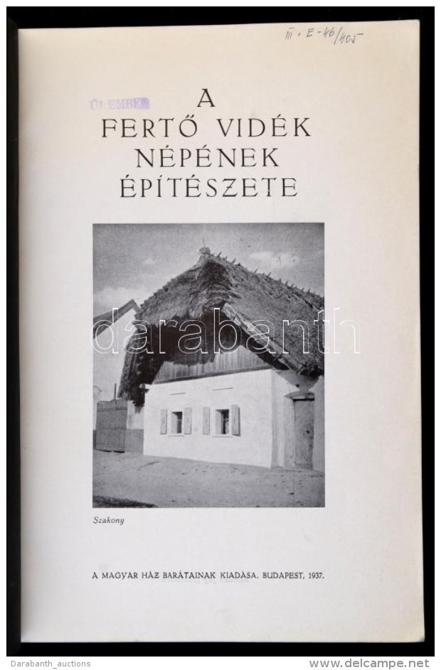 [Pad&aacute;nyi Guly&aacute;s JenÅ‘]: A FertÅ‘ Vid&eacute;k N&eacute;p&eacute;nek &Eacute;p&iacute;t&eacute;szete.... - Non Classés