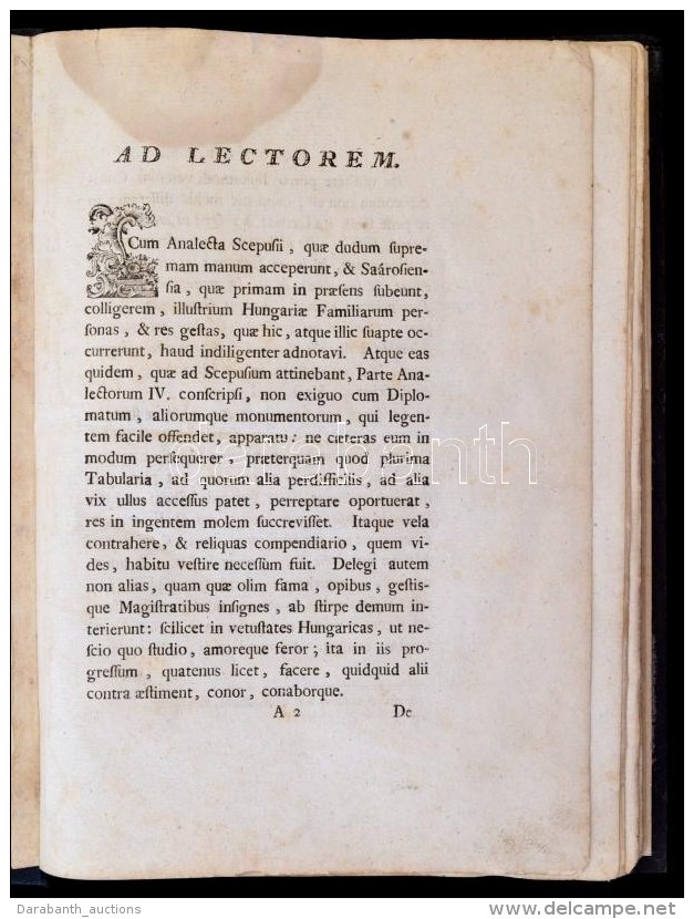 Carolus Wagner: Collectanea Genealogico-Historica Illustrium Hungariae Familiarum, Que Jam Interciderunt. Decas I.... - Non Classés