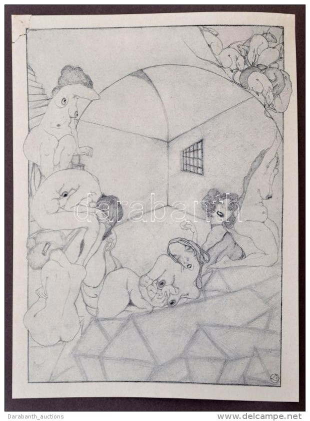 1919 Eros, Monatshefte F&uuml;r Erotische Kunst. Erotikus MÅ±v&eacute;szeti Foly&oacute;irat. IV. Heft.... - Sin Clasificación