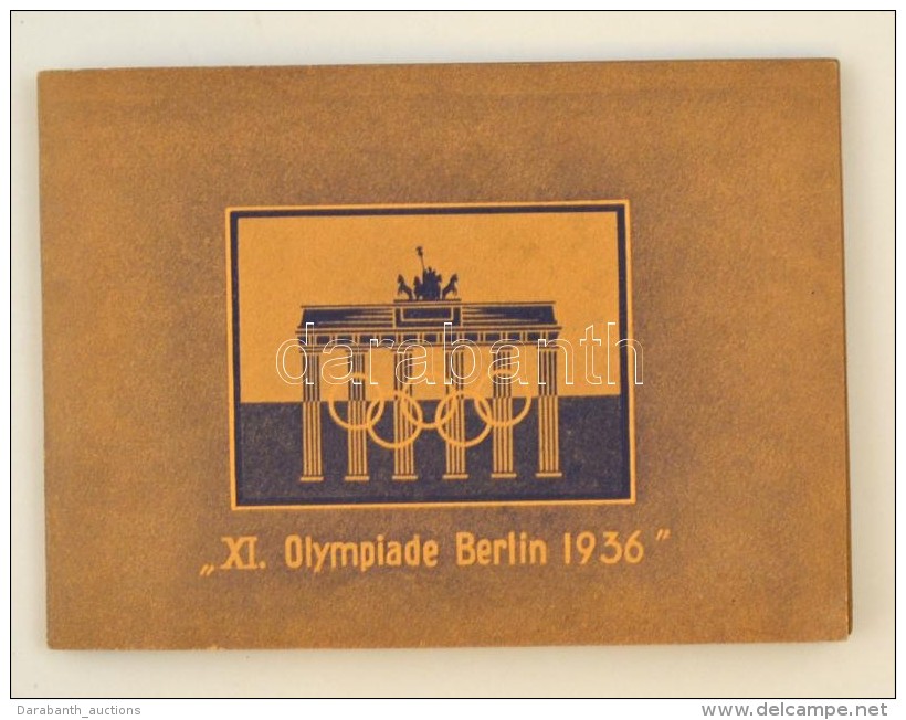 1936 Berlini Olimpiai Stadion 8 Fot&oacute;t Tartalmaz&oacute; F&uuml;zet. 6x9 Cm / 1936 Berlin Olympic Games 8... - Otros & Sin Clasificación