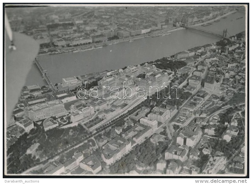 Cca 1930 Budapest, L&eacute;gi Fot&oacute; / Budapest Photo From The Air. 16x12 Cm - Otros & Sin Clasificación