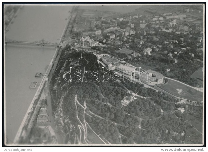 Cca 1930 Budapest, L&eacute;gi Fot&oacute; / Budapest Photo From The Air. 16x12 Cm - Otros & Sin Clasificación