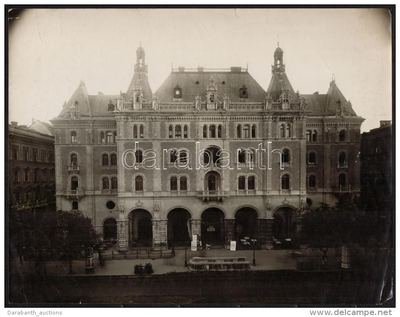 Cca 1900 Budapest VI. Drechsler Palota, Alj&aacute;ban Az &eacute;tteremmel. Nagym&eacute;retÅ± Fot&oacute;.... - Otros & Sin Clasificación