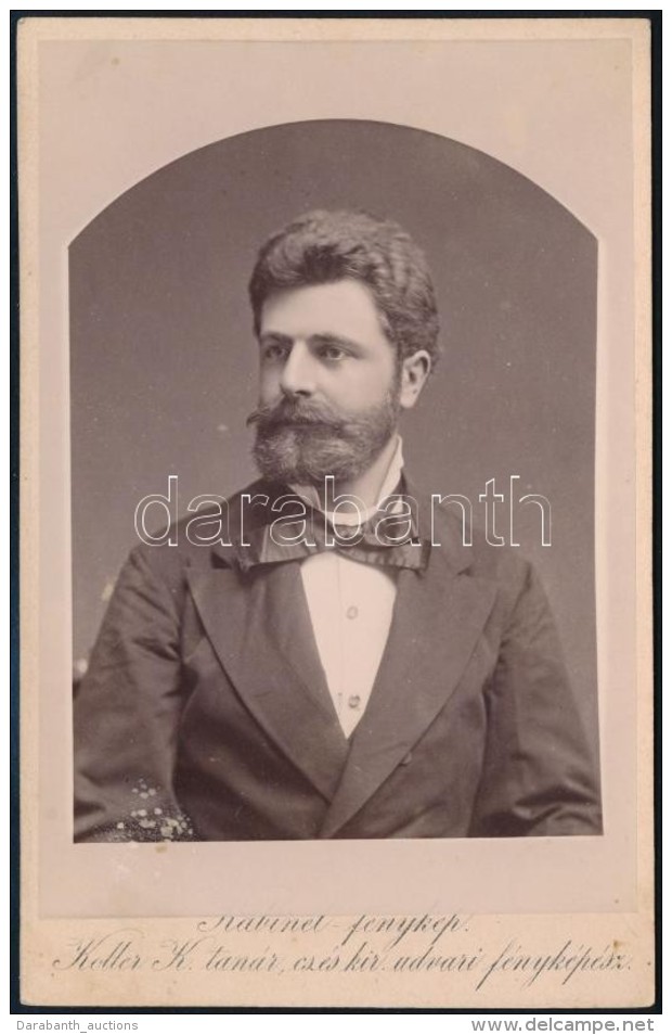 1875 Pscherer Mikl&oacute;s (1843-1899) Miniszteri Titk&aacute;r, Bili&aacute;rdsport Alakja,... - Otros & Sin Clasificación