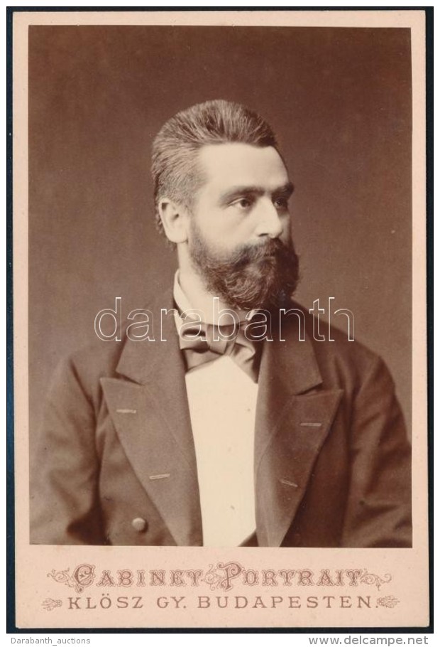 Cca 1875 Balogh K&aacute;lm&aacute;n (1835-1888) Orvos, Egyetemi Tan&aacute;r, A K&oacute;rsz&ouml;vettan... - Otros & Sin Clasificación