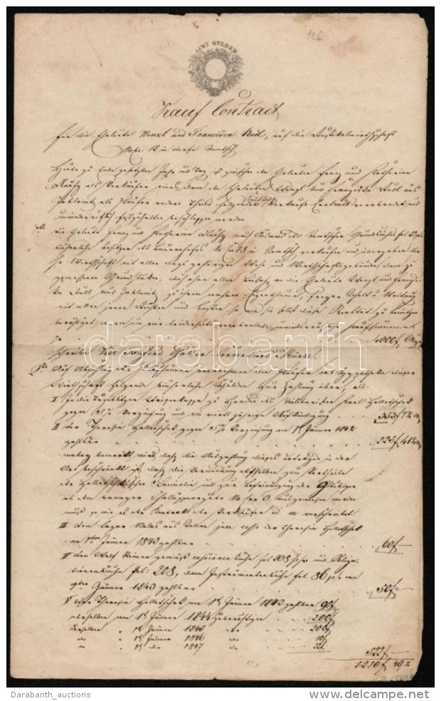 1840 8G Szignetta Okm&aacute;nyon / 8G Signetta On Document - Sin Clasificación