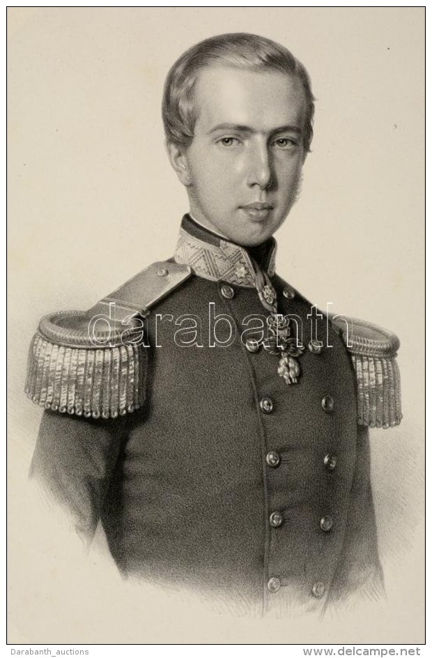 1854 Erzherzog Ferdinand Maximilian Joseph Maria Von &Ouml;sterreich (1832-1867) Osztr&aacute;k Herceg,... - Estampes & Gravures