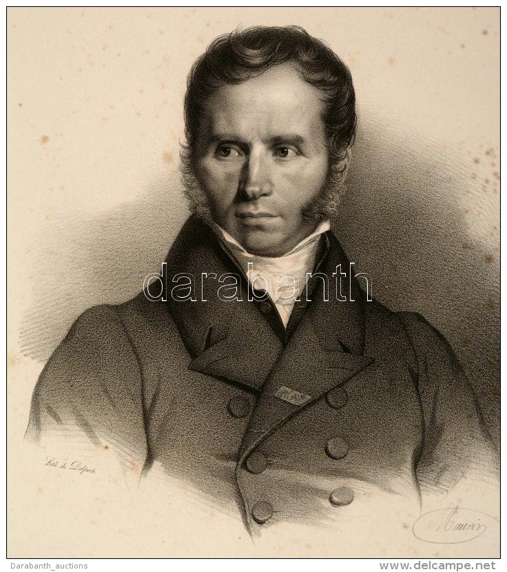 1853 Jacques-Charles Dupont De L'Eure (1767-1855)  Francia Jog&aacute;sz, Politikus Nagym&eacute;retÅ± KÅ‘nyomatos... - Prints & Engravings