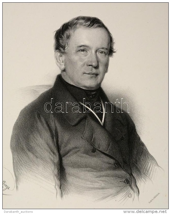 1853 Joseph Chmel (1798-1858) Osztr&aacute;k T&ouml;rt&eacute;n&eacute;sz, Lev&eacute;lt&aacute;ros... - Estampas & Grabados