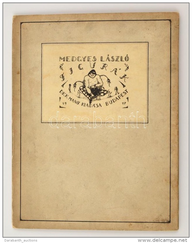 Medgyes L&aacute;szl&oacute; (1892-?): Figur&aacute;k Mappa. Sz&iacute;nes Litogr&aacute;fia,  Pap&iacute;r,... - Otros & Sin Clasificación
