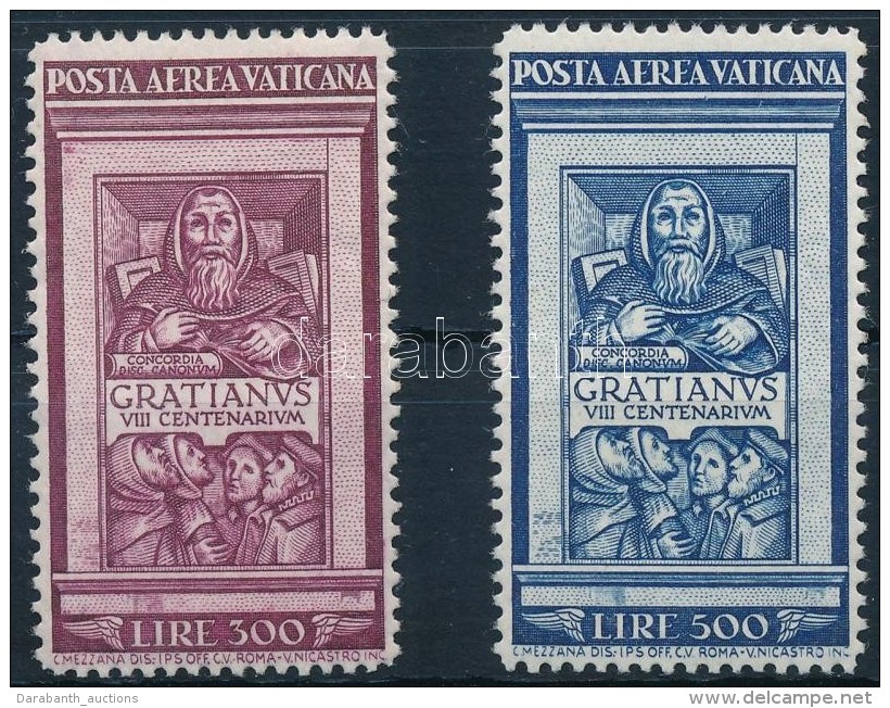 ** 1951 Gratianus Sor Mi 185-186 - Otros & Sin Clasificación