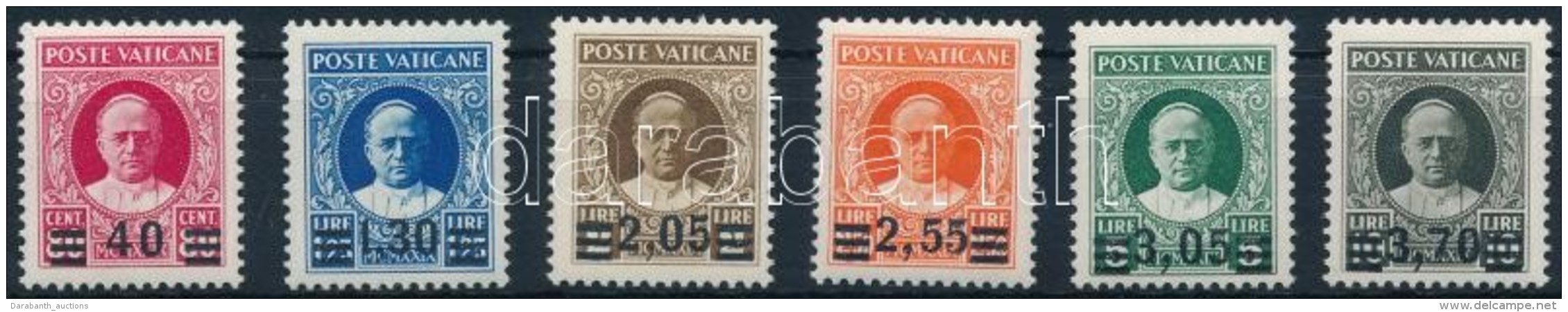 ** 1934 XI. Pius P&aacute;pa Sor Mi 39-44 - Otros & Sin Clasificación