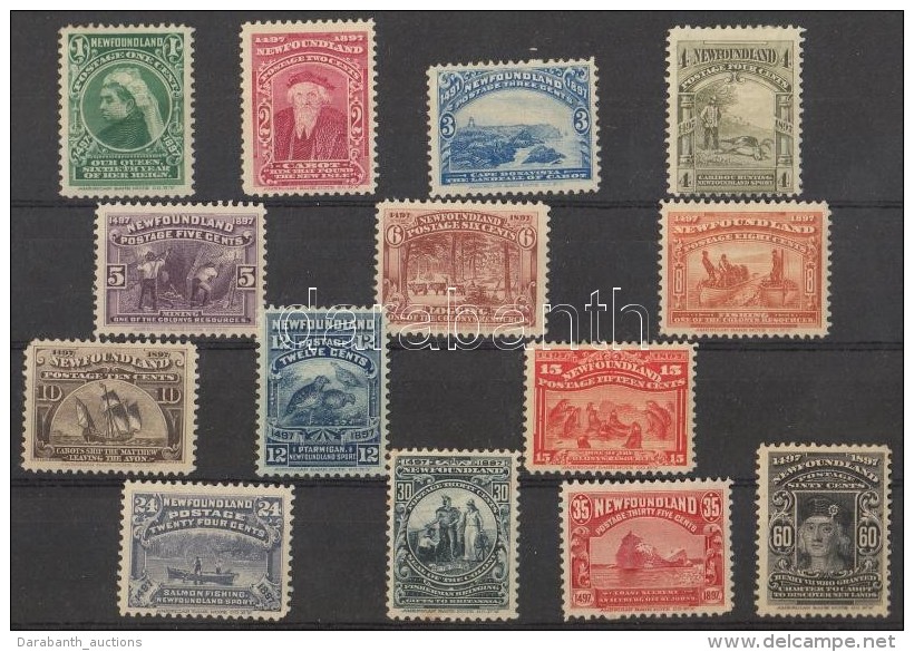 ** * 1897 Forgalmi B&eacute;lyeg Sor/ Definitive Stamp Set Mi 44-57 - Autres & Non Classés