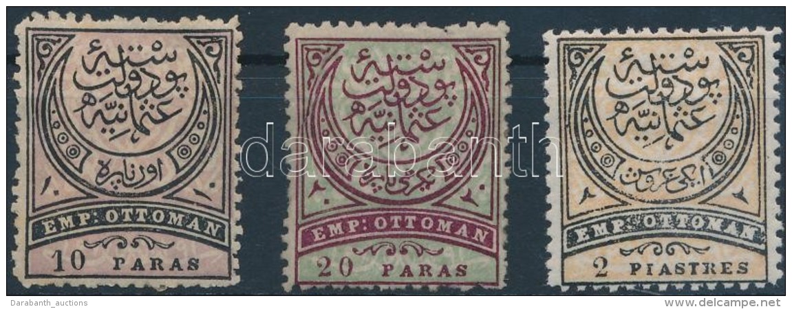 * 1876 Forgalmi &eacute;rt&eacute;kek Mi 30-31, 33 - Otros & Sin Clasificación