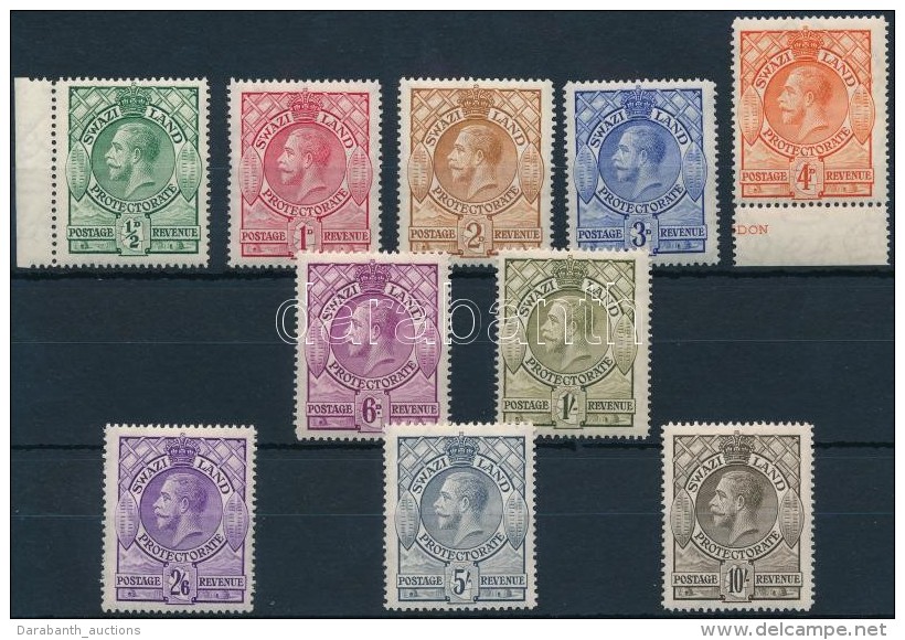 ** * 1933 Forgalmi Sor Mi 10-19 (Mi 11, 17-19 Falcos / Hinged) - Autres & Non Classés