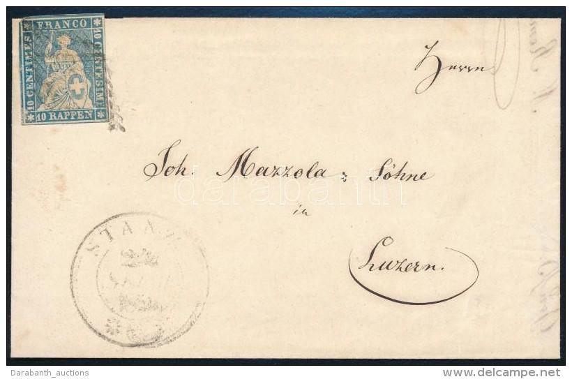 1856 Lev&eacute;l Luzernbe/ Cover To Luzern - Otros & Sin Clasificación