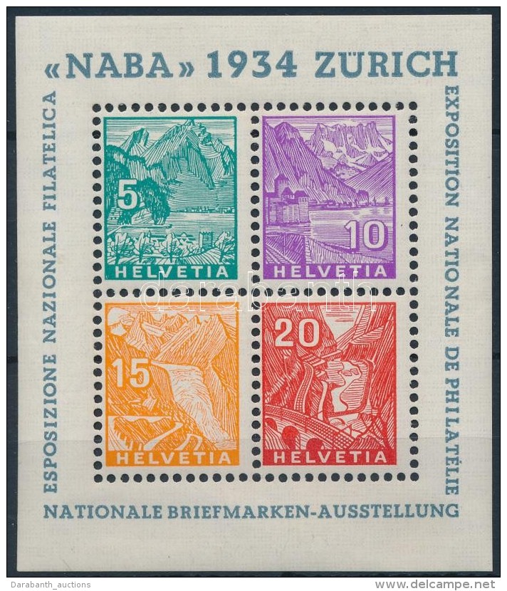 * 1934 NABA Mi Block 1 - Autres & Non Classés