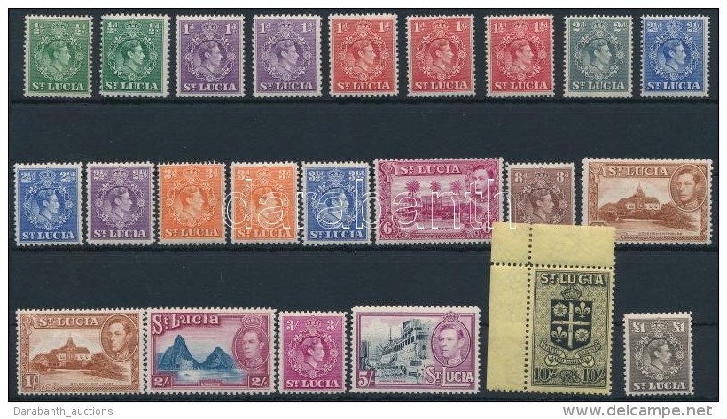 ** 1938 Forgalmi Sor V&aacute;ltozatokkal Mi 99-115 With Varieties - Otros & Sin Clasificación