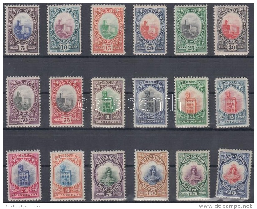 ** 1929 Forgalmi Sor Mi 145-162 - Other & Unclassified