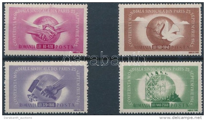 ** 1945 Szakszervezeti Vil&aacute;gkongresszus Sor Mi 917-923 - Other & Unclassified