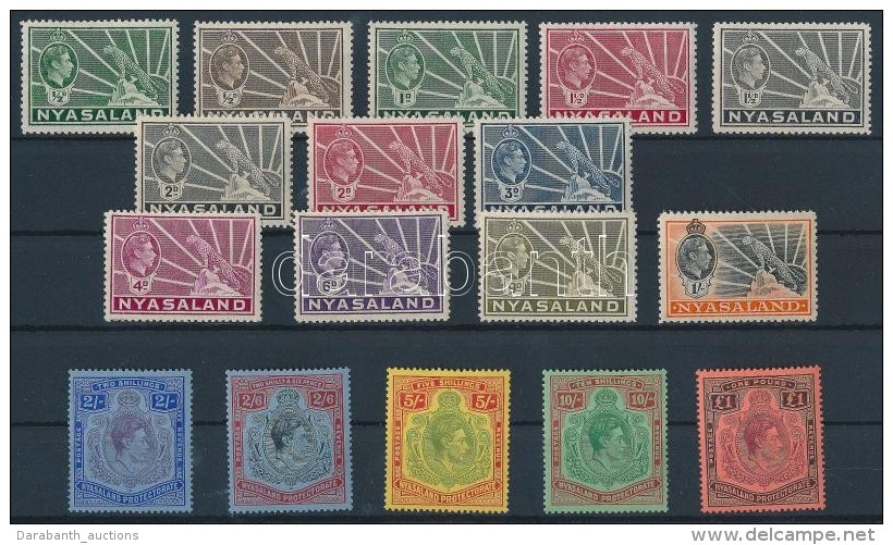 * 1938/1944 Forgalmi B&eacute;lyegek / Definitive Stamps Mi 52-53, 55-69 - Otros & Sin Clasificación