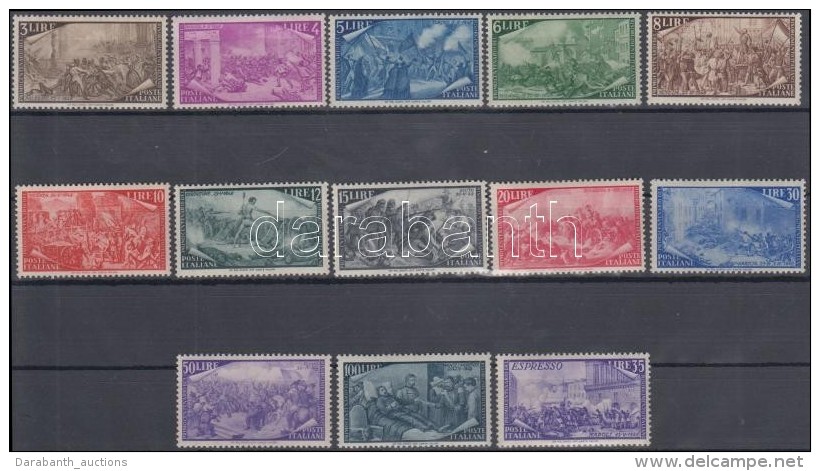 ** 1948 Az 1848-as Forradalom 100. &eacute;vfordul&oacute;ja Sor Mi 748-760 - Autres & Non Classés