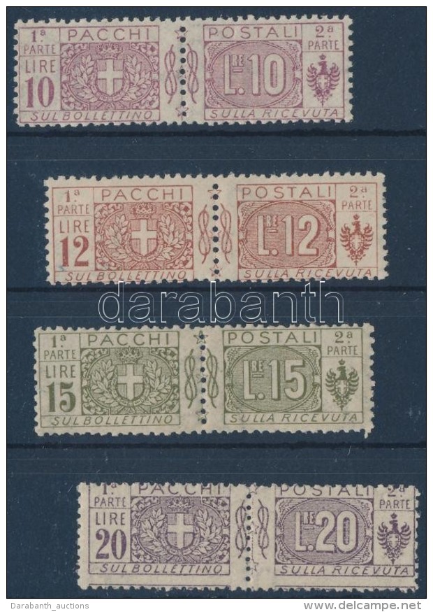 ** * 1921/1922 Csomagb&eacute;lyegek Sor Mi 16-19 (18-19 Falcos) - Other & Unclassified