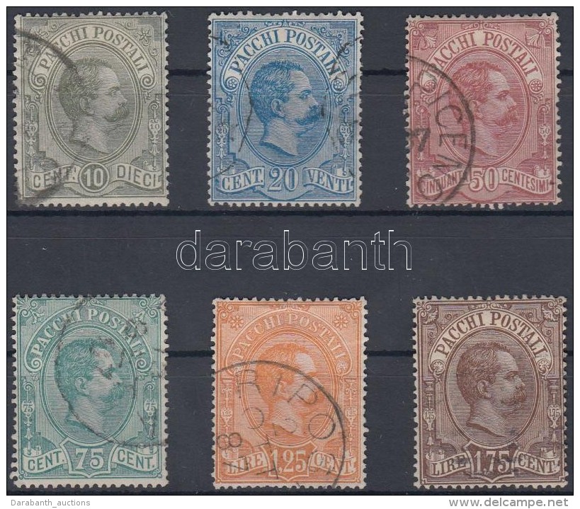 O 1884 Csomagb&eacute;lyeg / Parcel Stamps Mi 1-6 - Autres & Non Classés