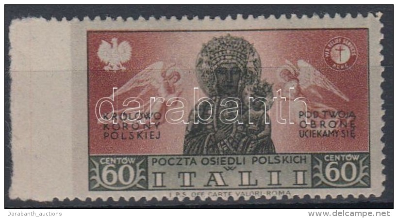 ** Lengyel Hadtest / Polish Corps 1946 Sassone 21 Bal Oldalon Fogazatlan / Imperforate On The Left. Certificate:... - Otros & Sin Clasificación