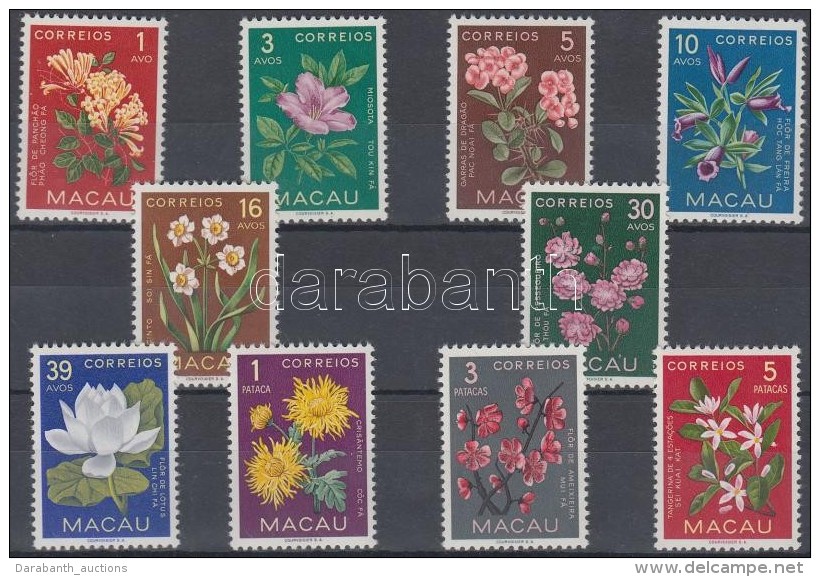 ** 1953 Forgalmi: Vir&aacute;gok Sor Mi 394-403 - Autres & Non Classés