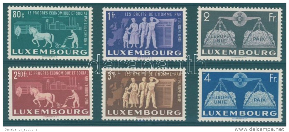 ** 1951 Egyes&uuml;lt Europa Mi 478-483 - Autres & Non Classés