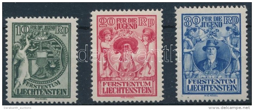 ** 1932 Gyermekgondoz&aacute;s Sor Mi 116-118 (Mi EUR 220,-) - Autres & Non Classés