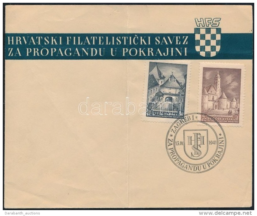 1941 Mi 439 A-440 A FDC (hajtott/folded) - Autres & Non Classés