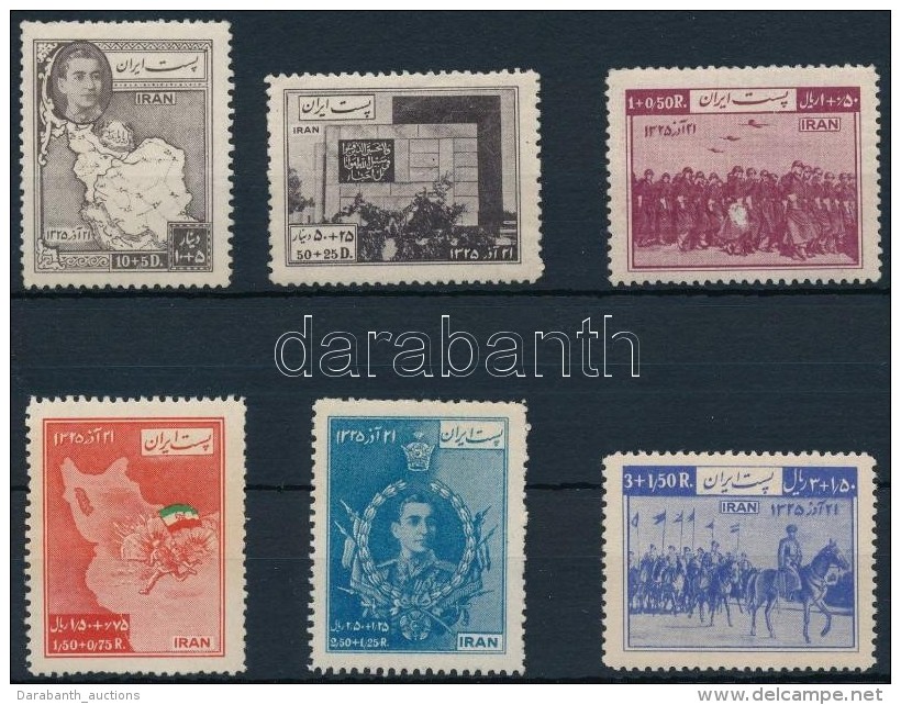 ** 1950 Azerbajdzs&aacute;n Felszabadul&aacute;sa Sor Mi 832-837 (s&aacute;rgult Gumi, Mi 833 Betapad&aacute;s, Mi... - Otros & Sin Clasificación