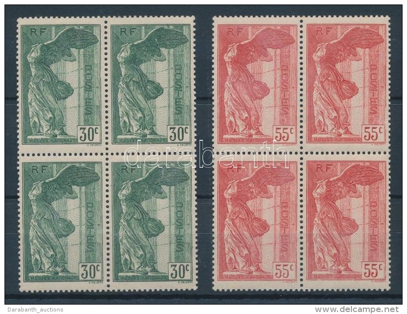 ** 1937 Louvre Mi 359-360 N&eacute;gyes T&ouml;mb&ouml;kben - Autres & Non Classés