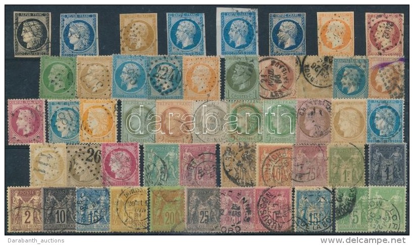 O 1849-1898 50 Db B&eacute;lyeg / 50 Stamps - Otros & Sin Clasificación