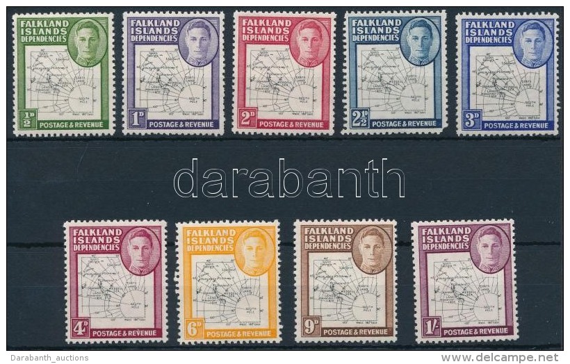 ** 1946/1949 Forgalmi Sor Mi 1-9 II ( 2 1/2 &eacute;rt&eacute;k Sarokhib&aacute;s / Missing Corner) - Otros & Sin Clasificación