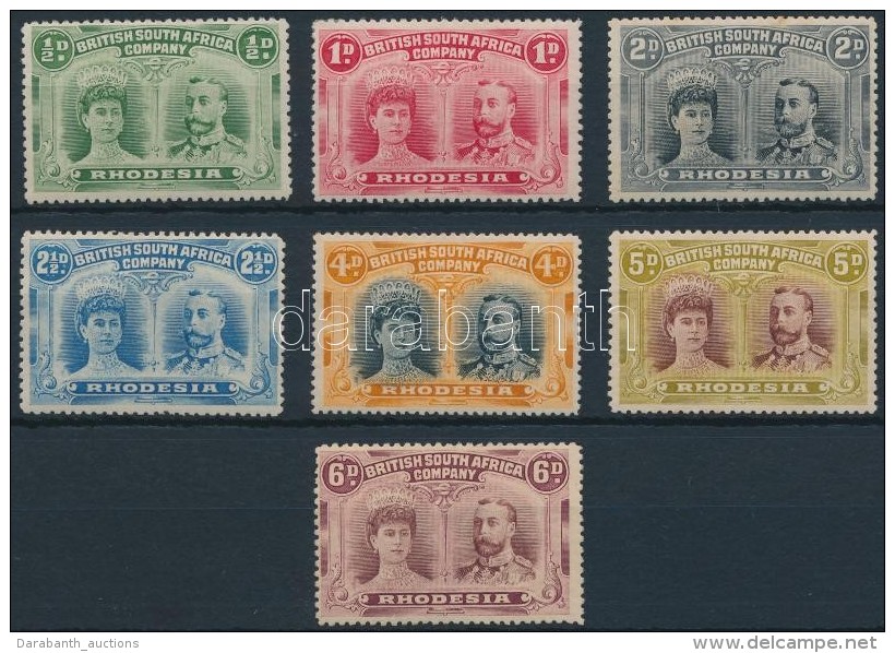 * 1910 Forgalmi 7 &eacute;rt&eacute;k Mi 101 C, 102, 103 A, 104 B, 106 B, 107 A, 108 - Andere & Zonder Classificatie