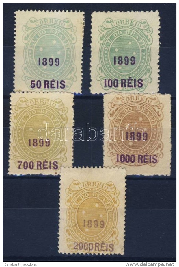 * 1899 A D&eacute;l Keresztje Mi 131 - 132 + 135 - 137 A - Otros & Sin Clasificación