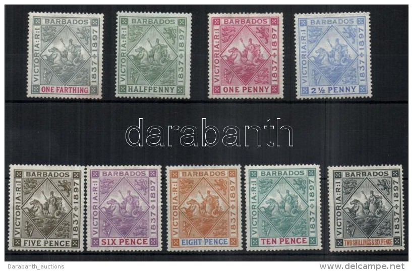 * 1897/1898 Forgalmi Sor / Definitive Set Mi 53x-61x - Autres & Non Classés