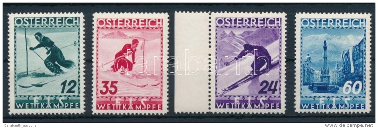 ** 1936 FIS VB, Innsbruck Sor Mi 623-626 - Autres & Non Classés