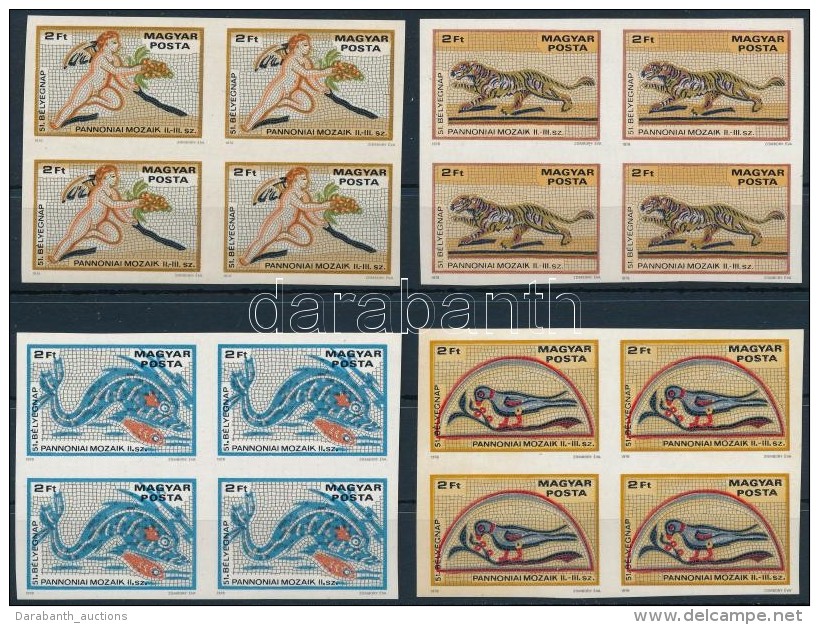 ** 1978 B&eacute;lyegnap (51.) V&aacute;gott N&eacute;gyest&ouml;mb&ouml;k (56.000) / Mi 3310-3313 Imperforate... - Other & Unclassified