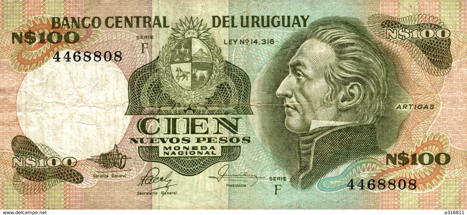 Banco Central Del Uruguay 100 - Uruguay